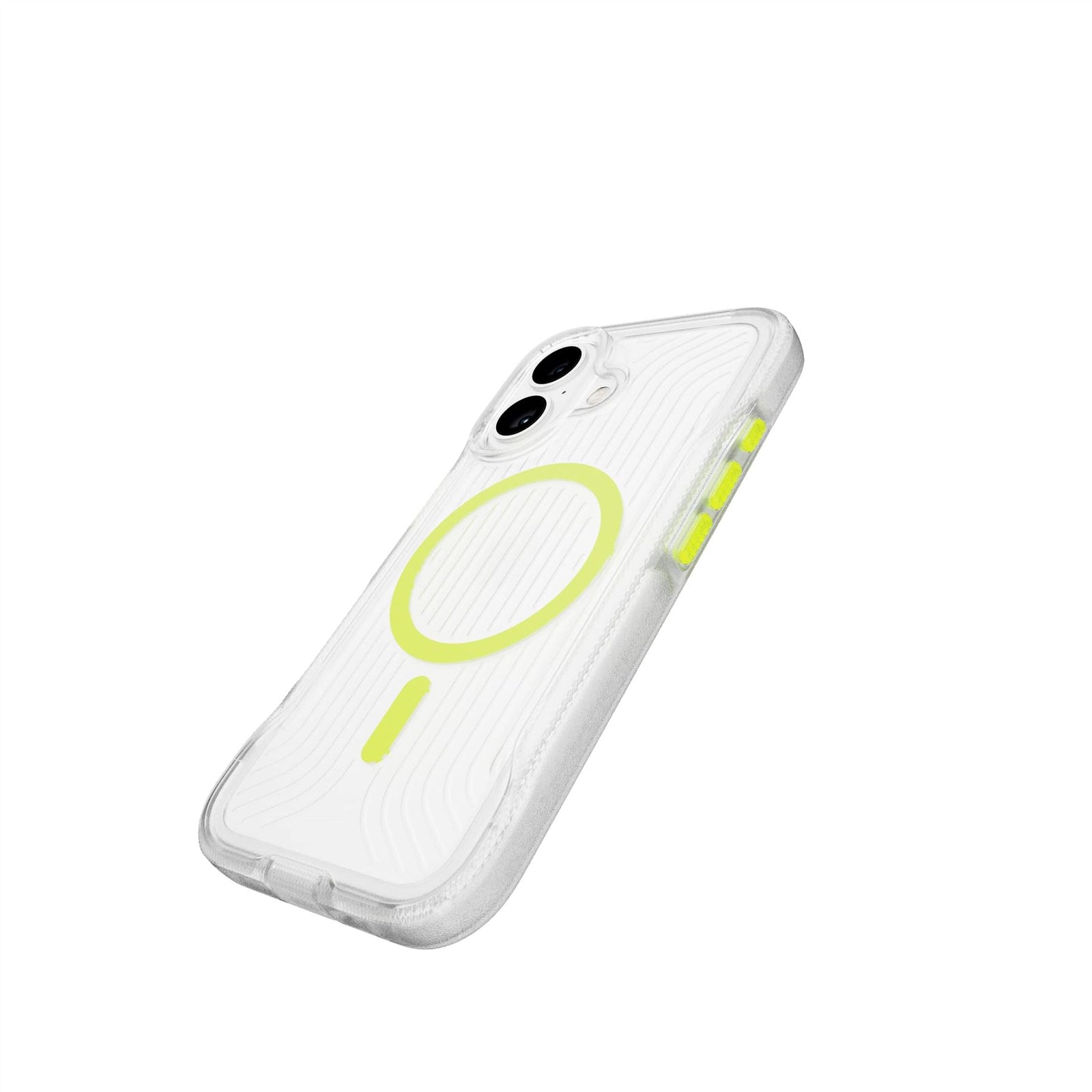 FlexPro - Apple iPhone 16 Case MagSafe Compatible  - Neon Green Glow in the Dark