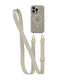 FlexQuartz - Apple iPhone 15 Pro Max Case MagSafe Compatible with Cross-Body - Gold