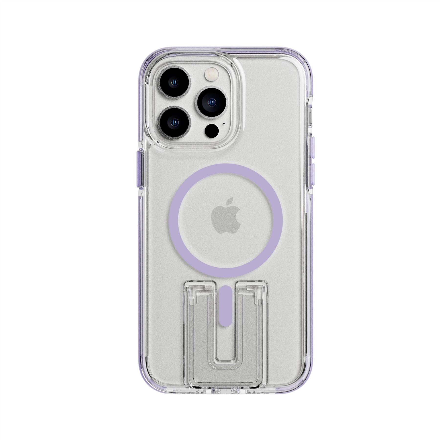 EvoCrystal Kick - Apple iPhone 14 Pro Max Case MagSafe Compatible - Lilac