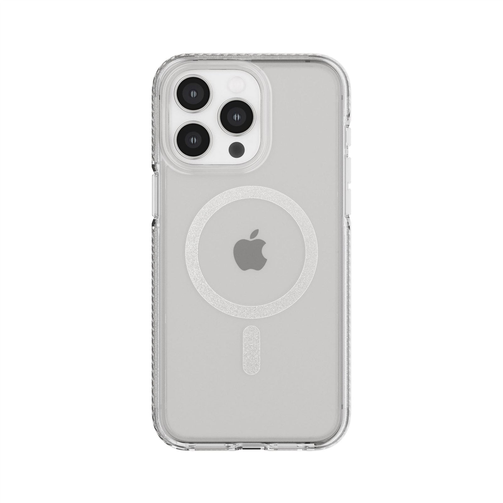 EvoCrystal - Apple iPhone 15 Pro Max Case MagSafe Compatible  - White Titanium