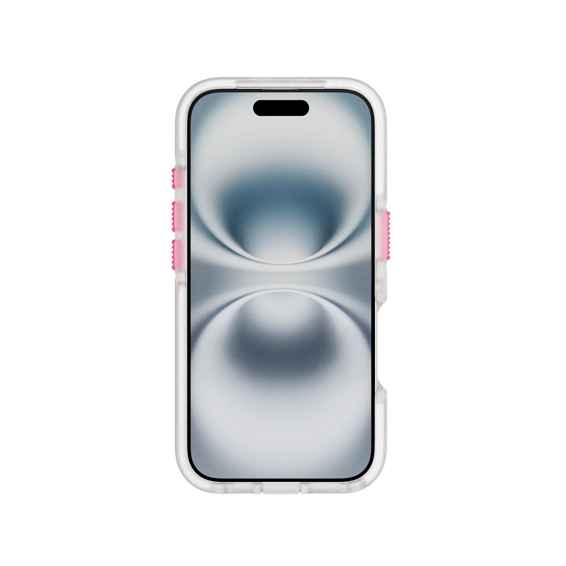 FlexPro - Apple iPhone 16 Case MagSafe Compatible - Neon Pink/Orange Glow in the Dark