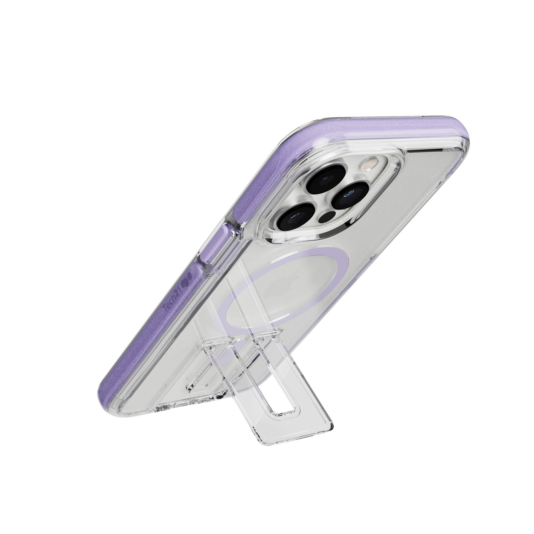 EvoCrystal Kick - Apple iPhone 14 Pro Max Case MagSafe Compatible - Lilac