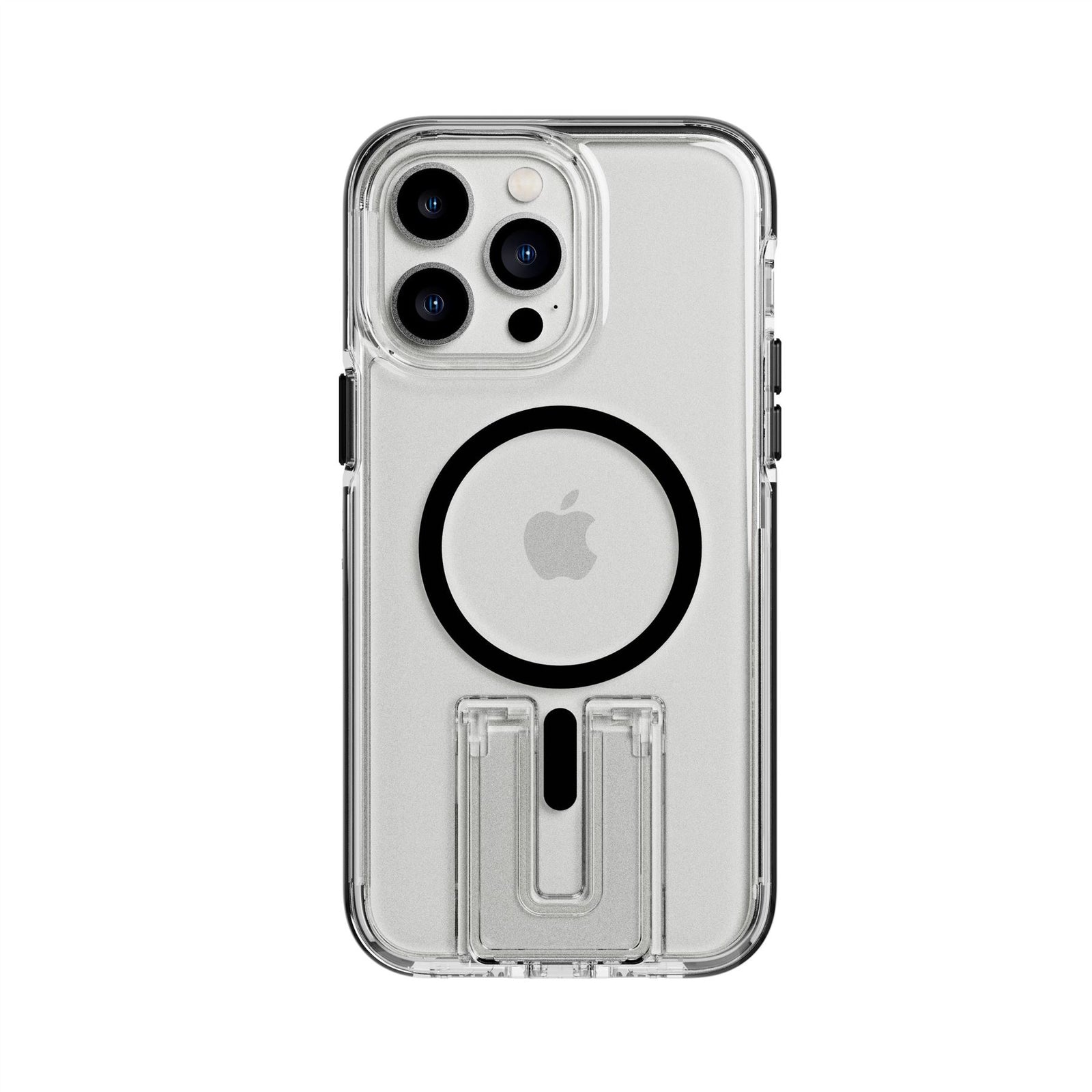 EvoCrystal Kick - Apple iPhone 14 Pro Max Case MagSafe Compatible - Clear Black