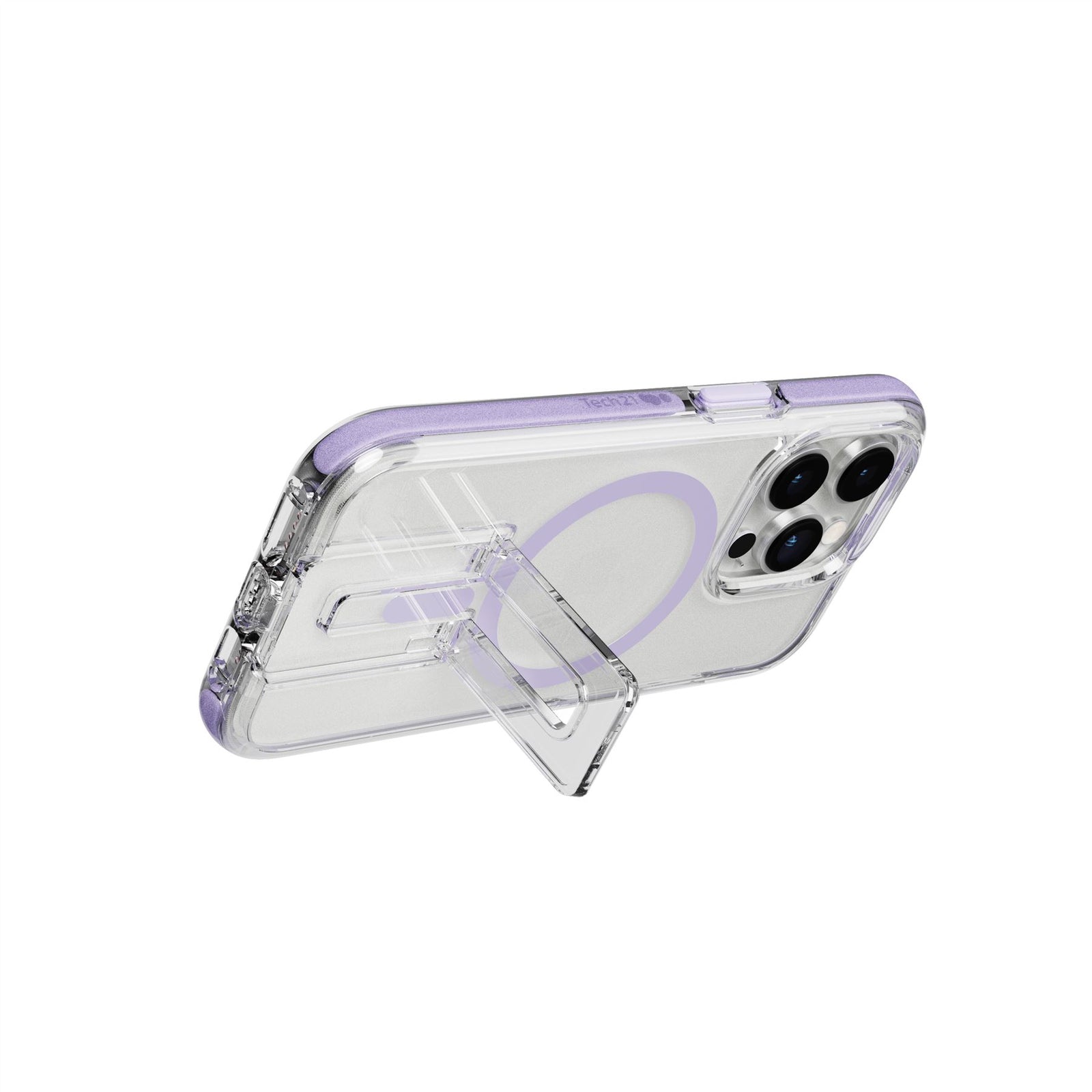 EvoCrystal Kick - Apple iPhone 14 Pro Case MagSafe Compatible - Lilac