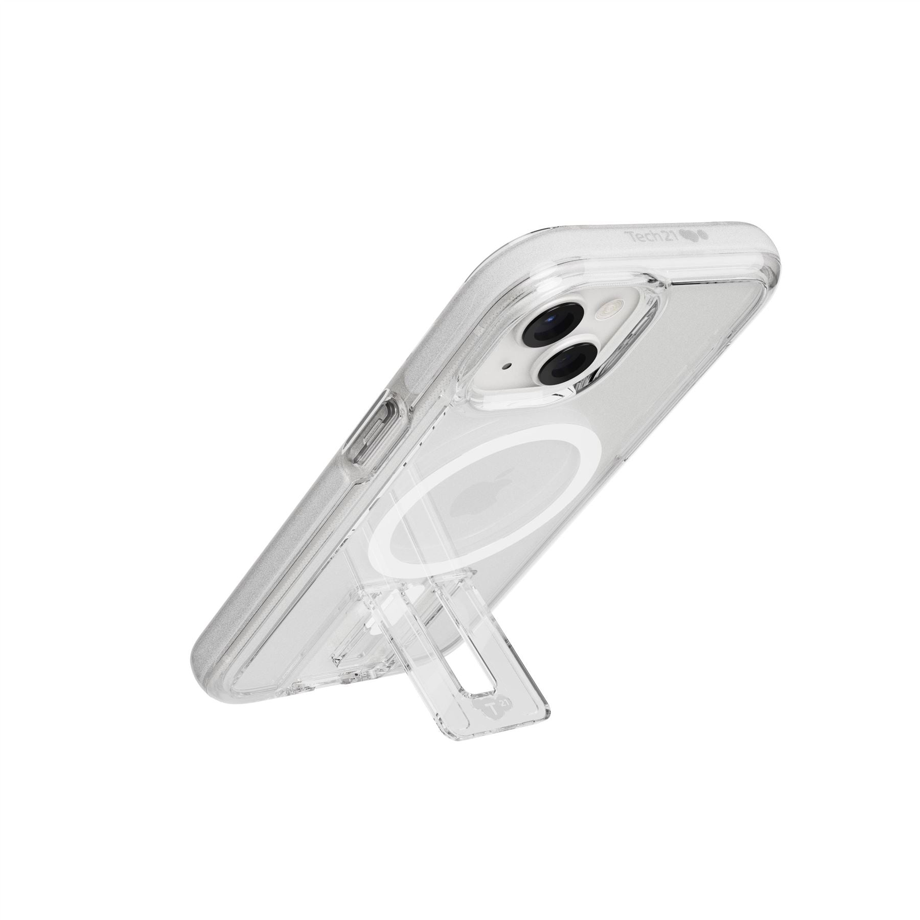 EvoCrystal Kick - Apple iPhone 16e/15 Case MagSafe Compatible - White