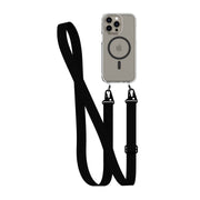 FlexQuartz - Apple iPhone 15 Pro Max Case MagSafe Compatible with Cross-Body - Black