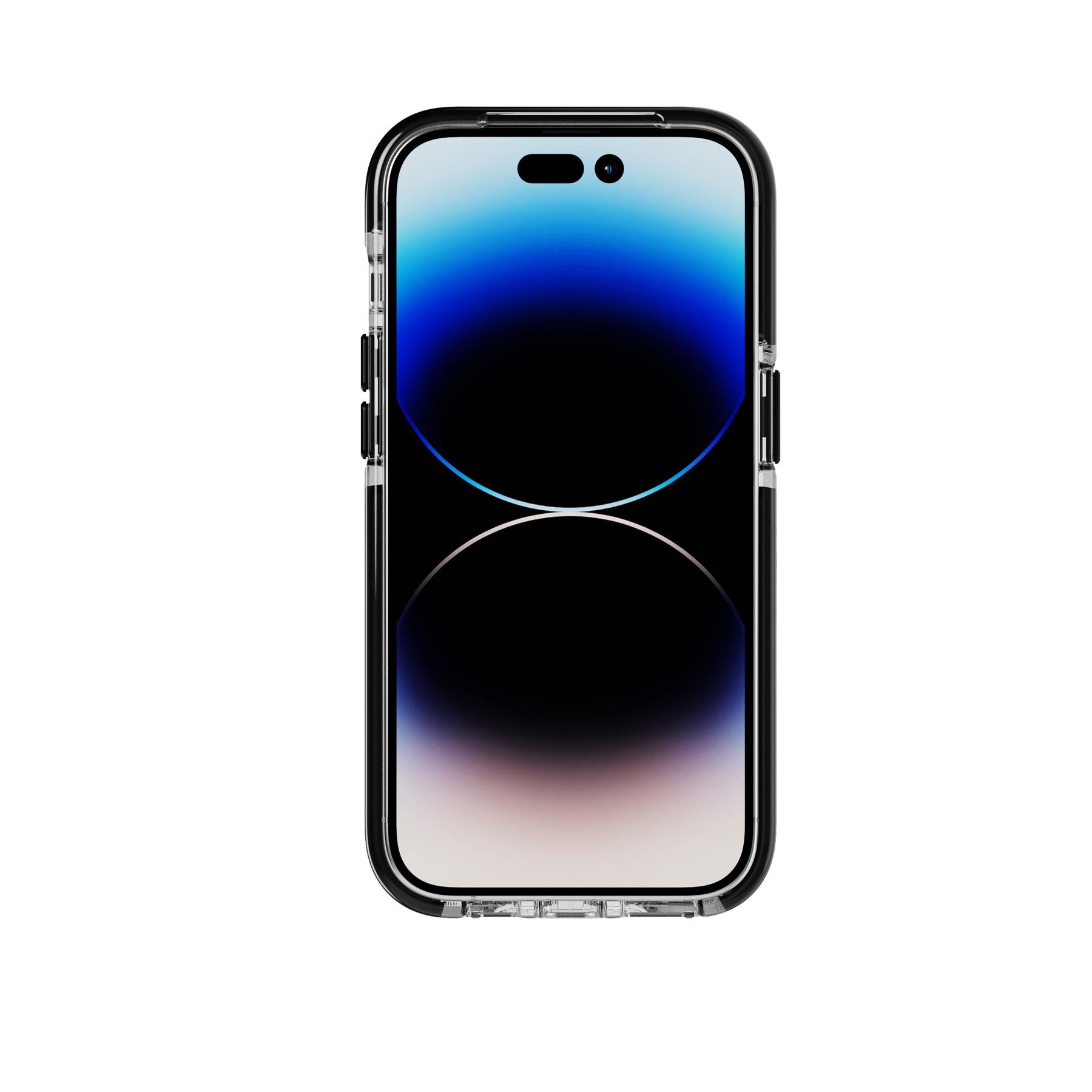 EvoCrystal Kick - Apple iPhone 14 Pro Case MagSafe Compatible - Clear Black