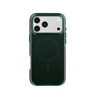 View of the back of the phone case from straight on with phone inside#color_quantum-green