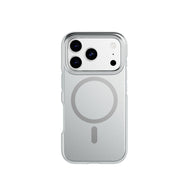 View of the back of the phone case from straight on with phone inside#color_titanium