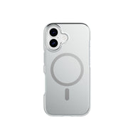 View of the back of the phone case from straight on with phone inside#color_titanium