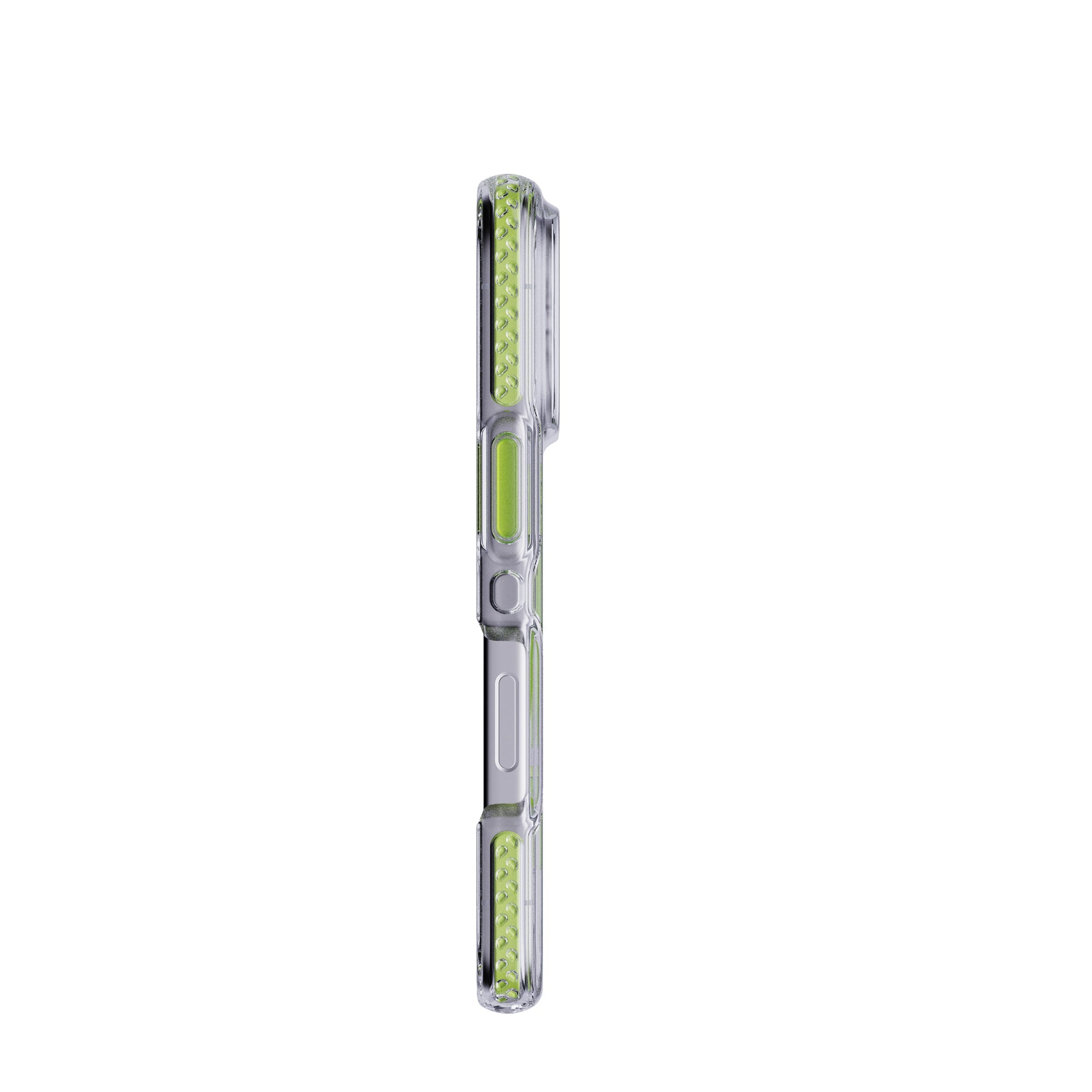 EvoCrystal Glow MagSafe - Apple iPhone 17 Pro Case - Green (Glow-In-The-Dark MagSafe ring)