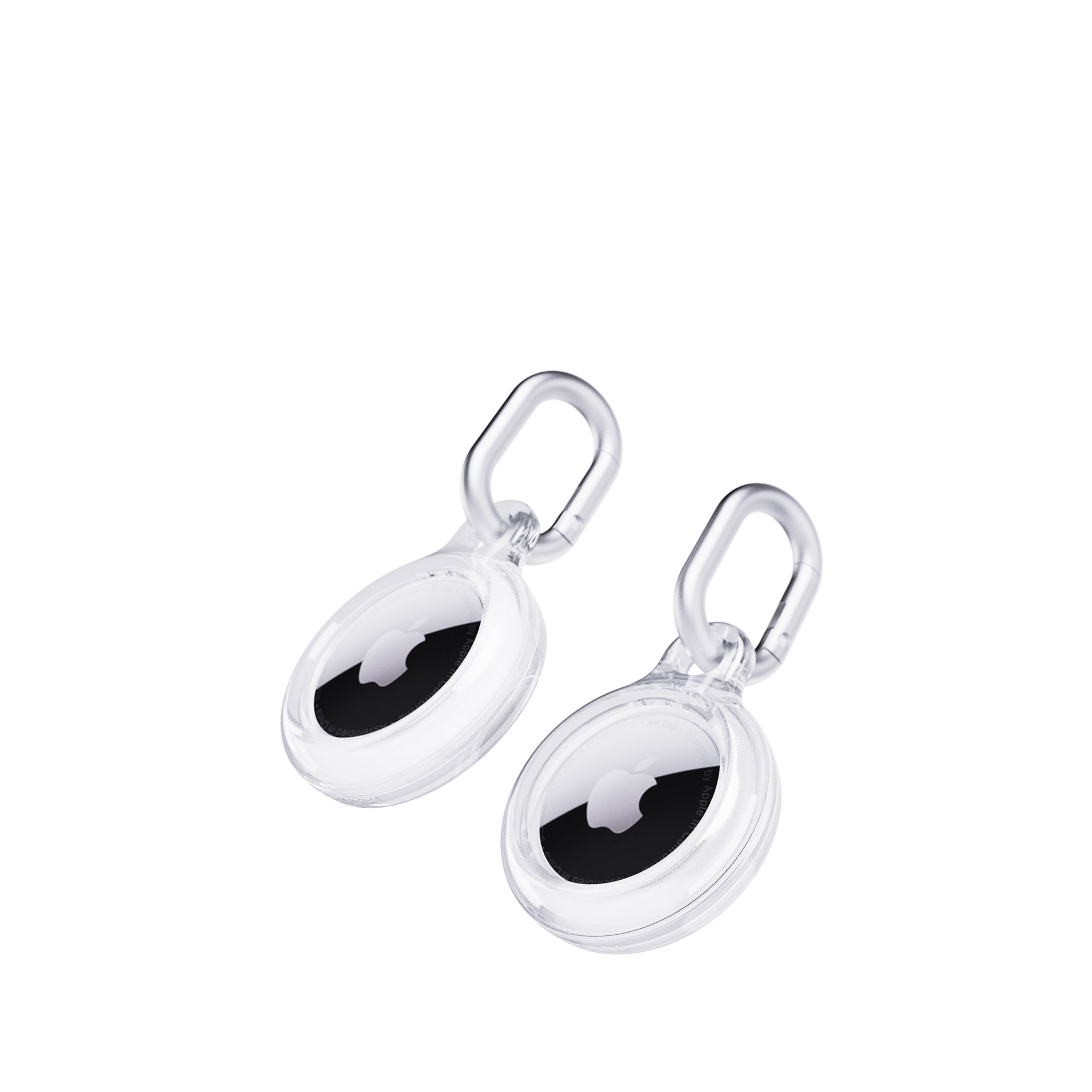 EvoClear - Apple AirTag Case Bundle (x2) - Clear