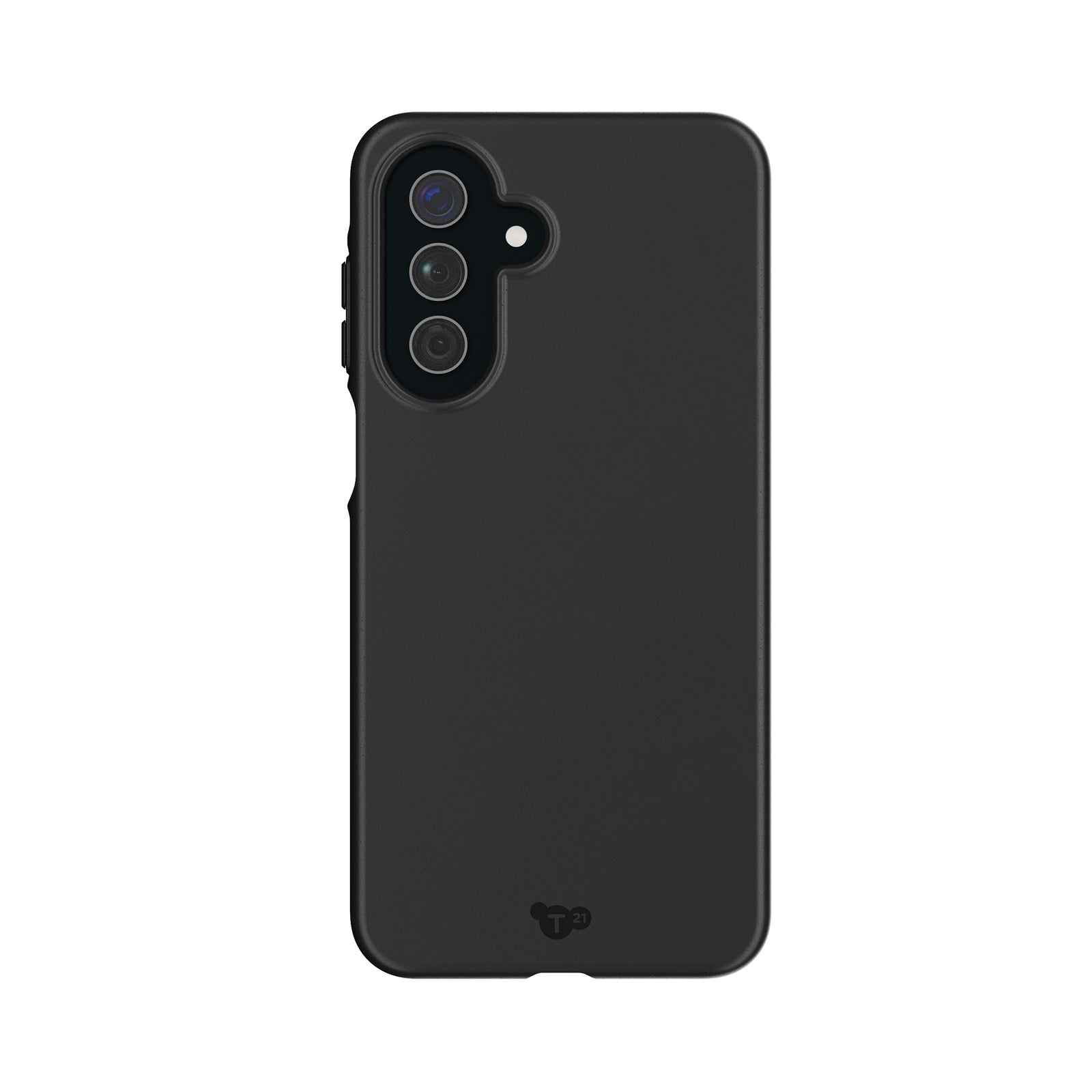 View of the back of the phone case from straight on with phone inside#color_black