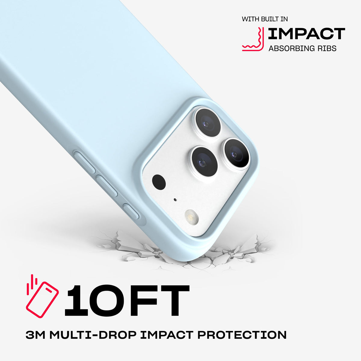 EvoLite - Apple iPhone 18 Pro/17 Pro Case - Cornflower Blue