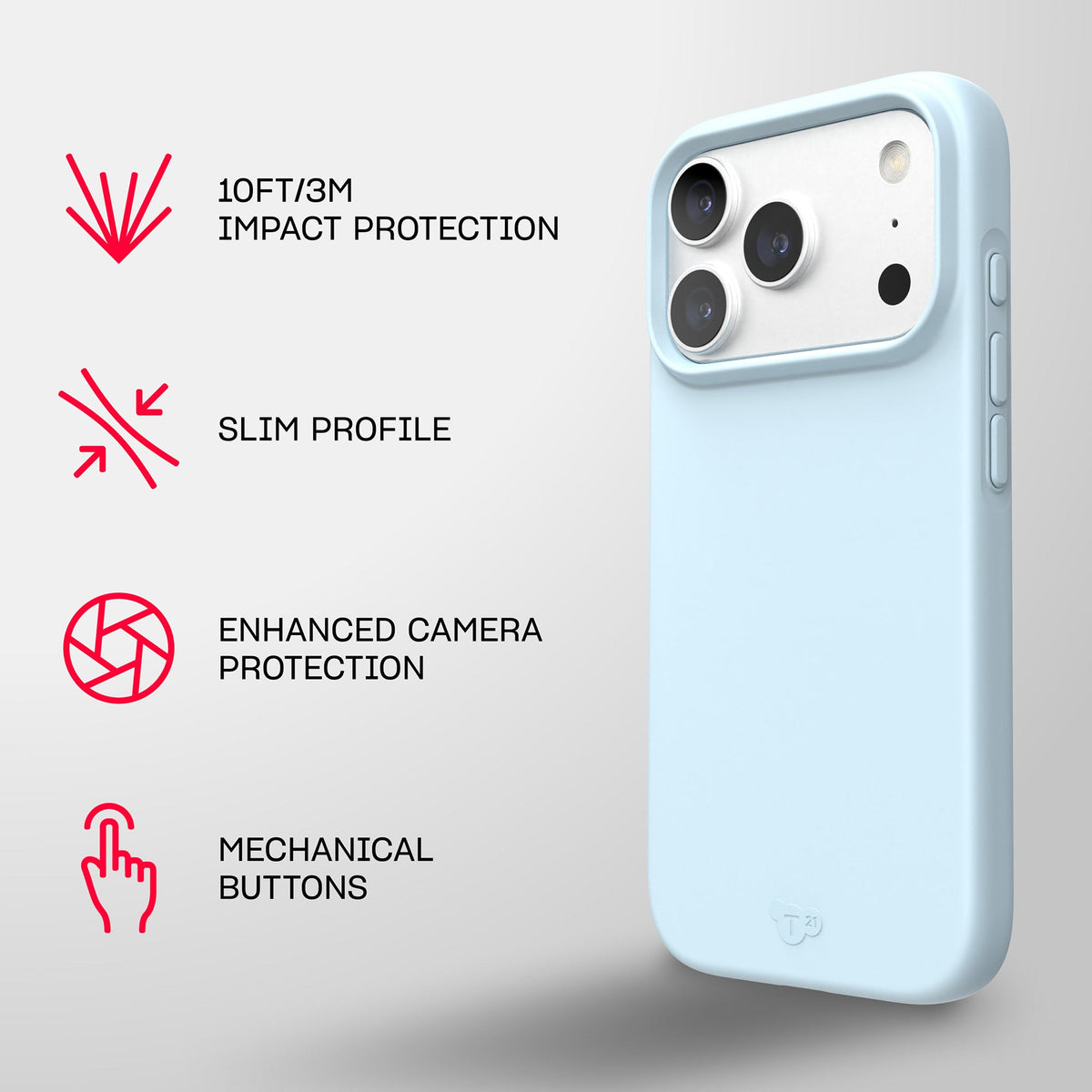 EvoLite - Apple iPhone 18 Pro/17 Pro Case - Cornflower Blue