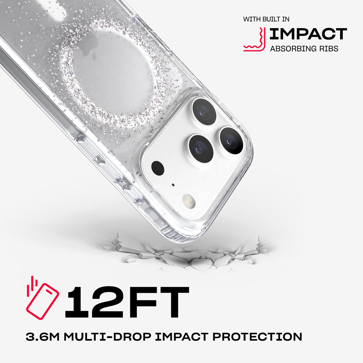 EvoSparkle MagSafe - Apple iPhone 18 Pro Max/17 Pro Max Case - Focus