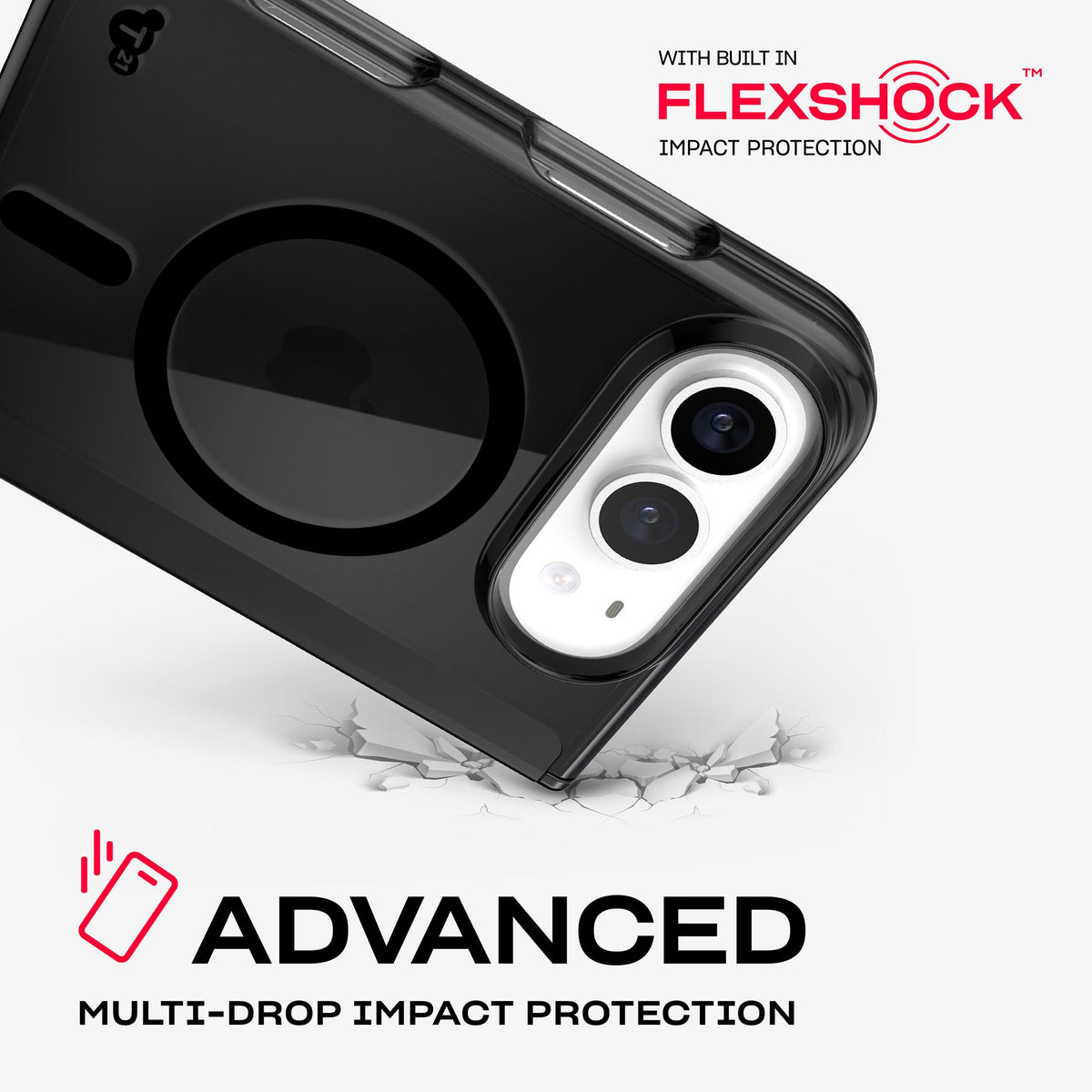 EvoCrystal MagSafe - Apple iPhone Duo Case - Black Tint