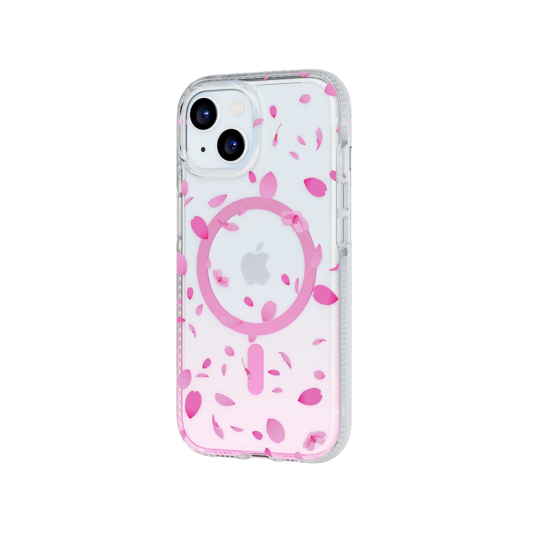 FlexQuartz Apple iPhone 16e/15 Case MagSafe Compatible - Cherry Blossom