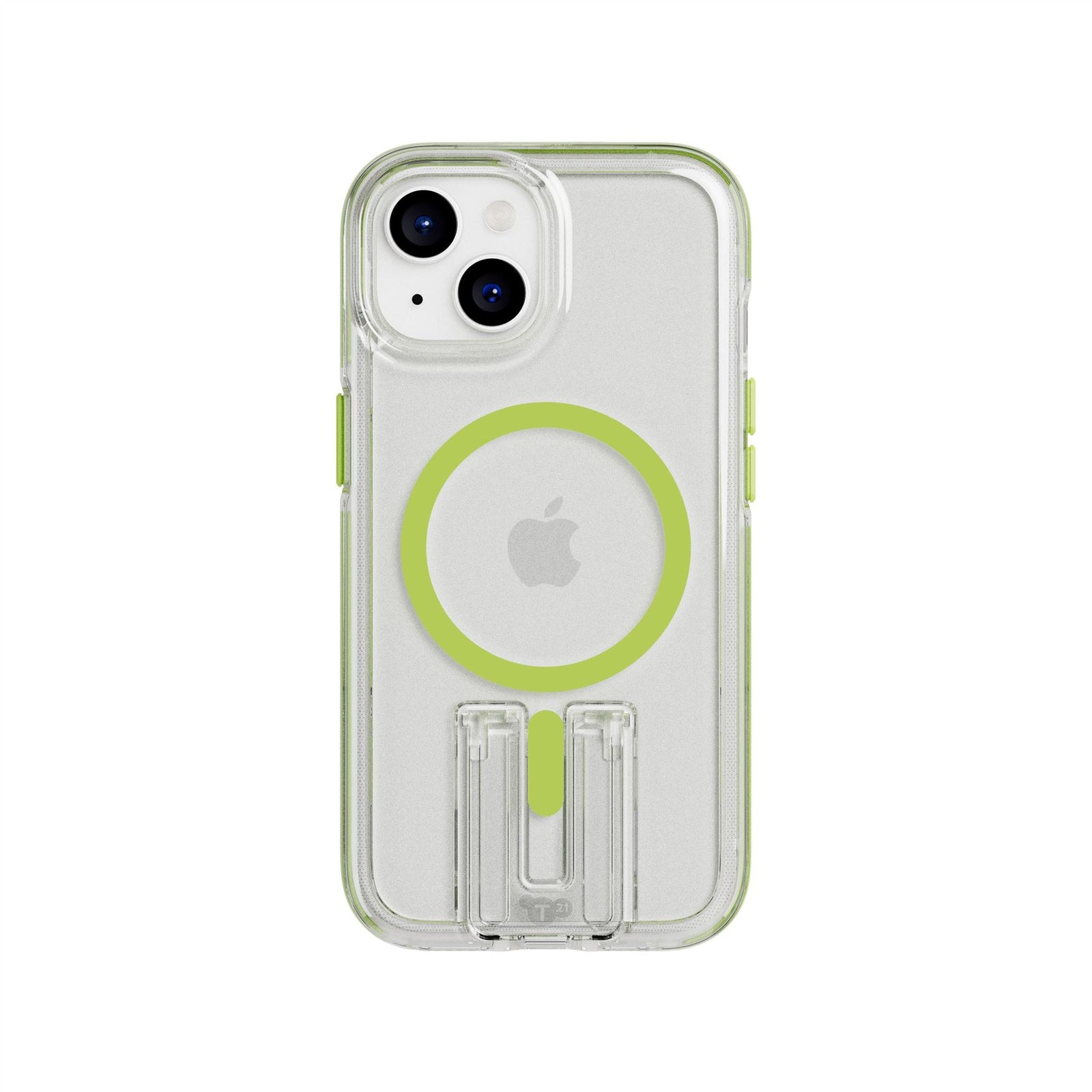 EvoCrystal Kick - Apple iPhone 16e/15 Case MagSafe Compatible - Lime