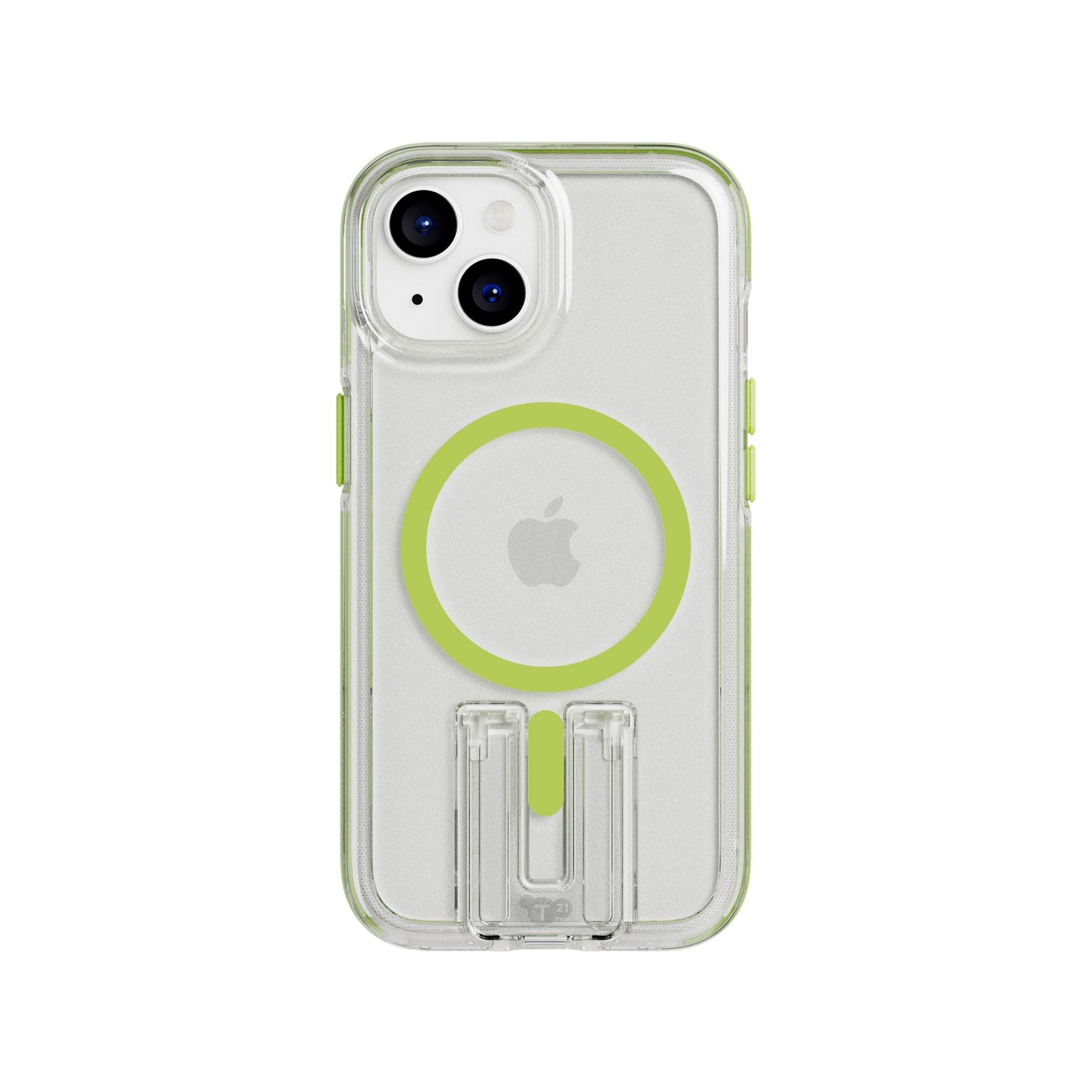 EvoCrystal Kick - Apple iPhone 16e/15 Case MagSafe Compatible - Lime