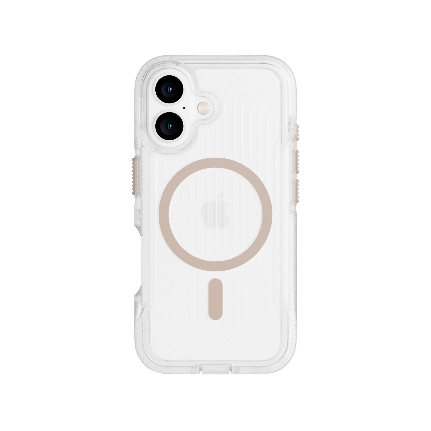 FlexPro - Apple iPhone 16 Plus Case MagSafe Compatible - Neon Pink/Orange Glow in the Dark