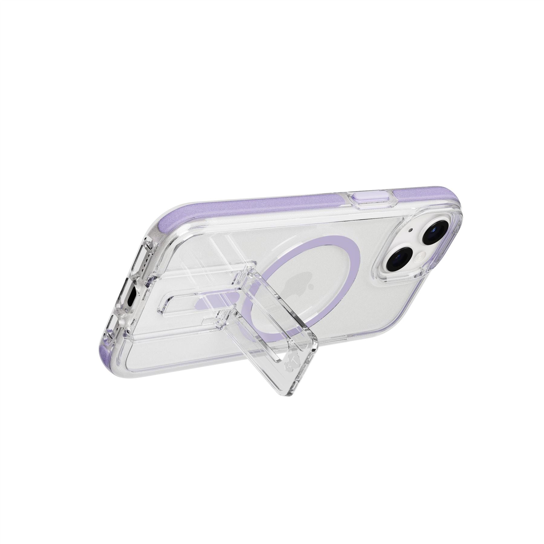 EvoCrystal Kick - Apple iPhone 16e/15 Case MagSafe Compatible - Lilac