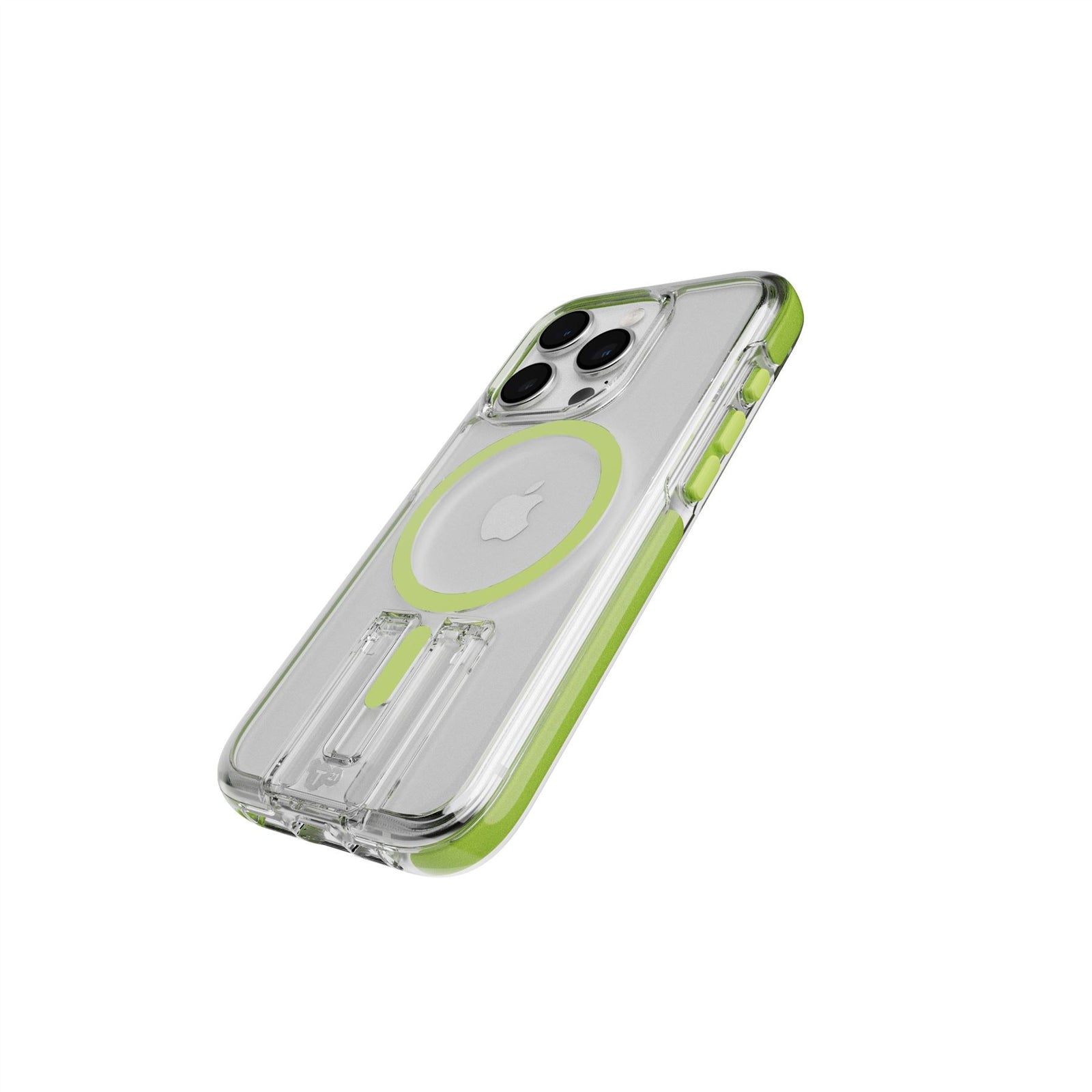 Evo Crystal Kick - Apple iPhone 15 Pro Case MagSafe® Compatible - Lime