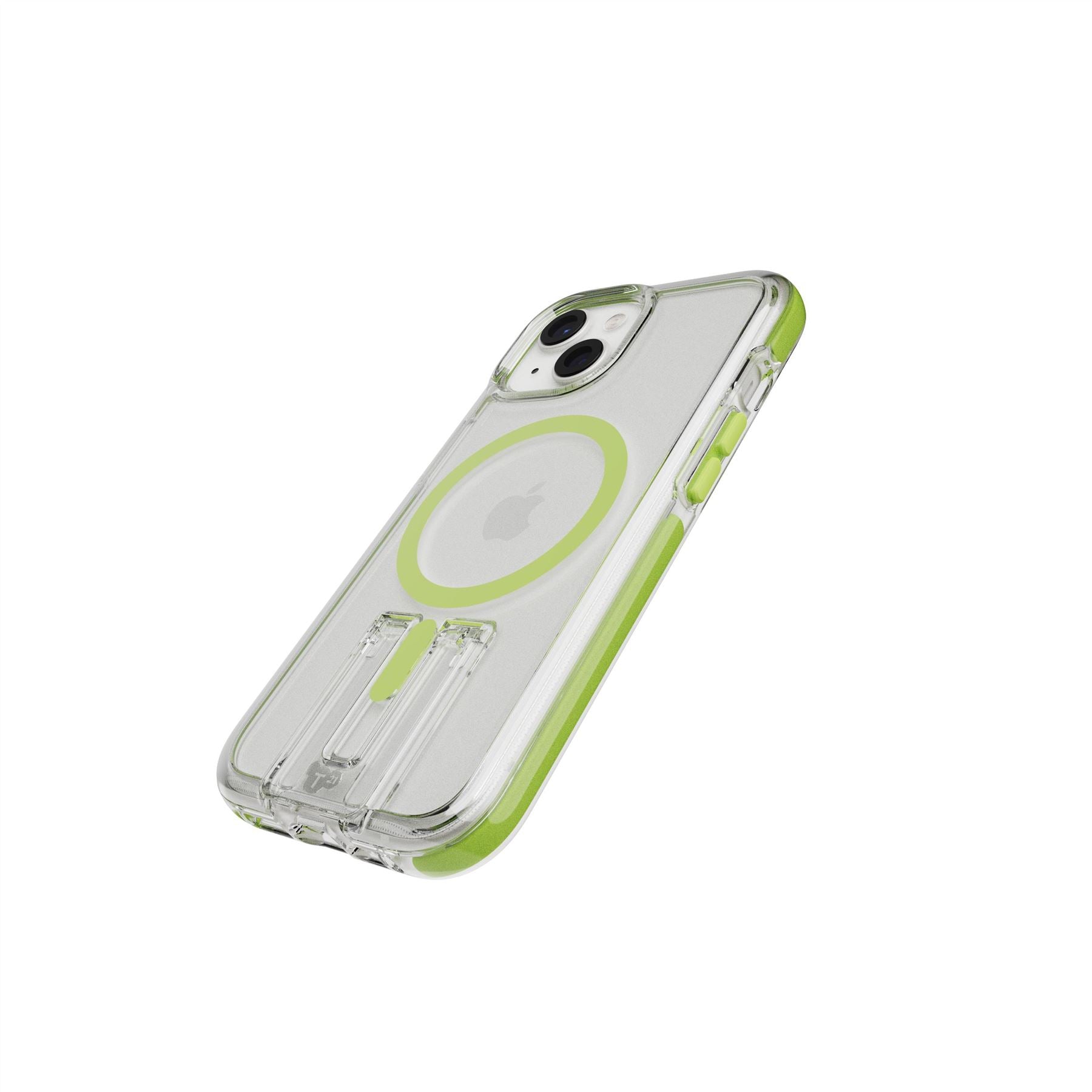 EvoCrystal Kick - Apple iPhone 16e/15 Case MagSafe Compatible - Lime