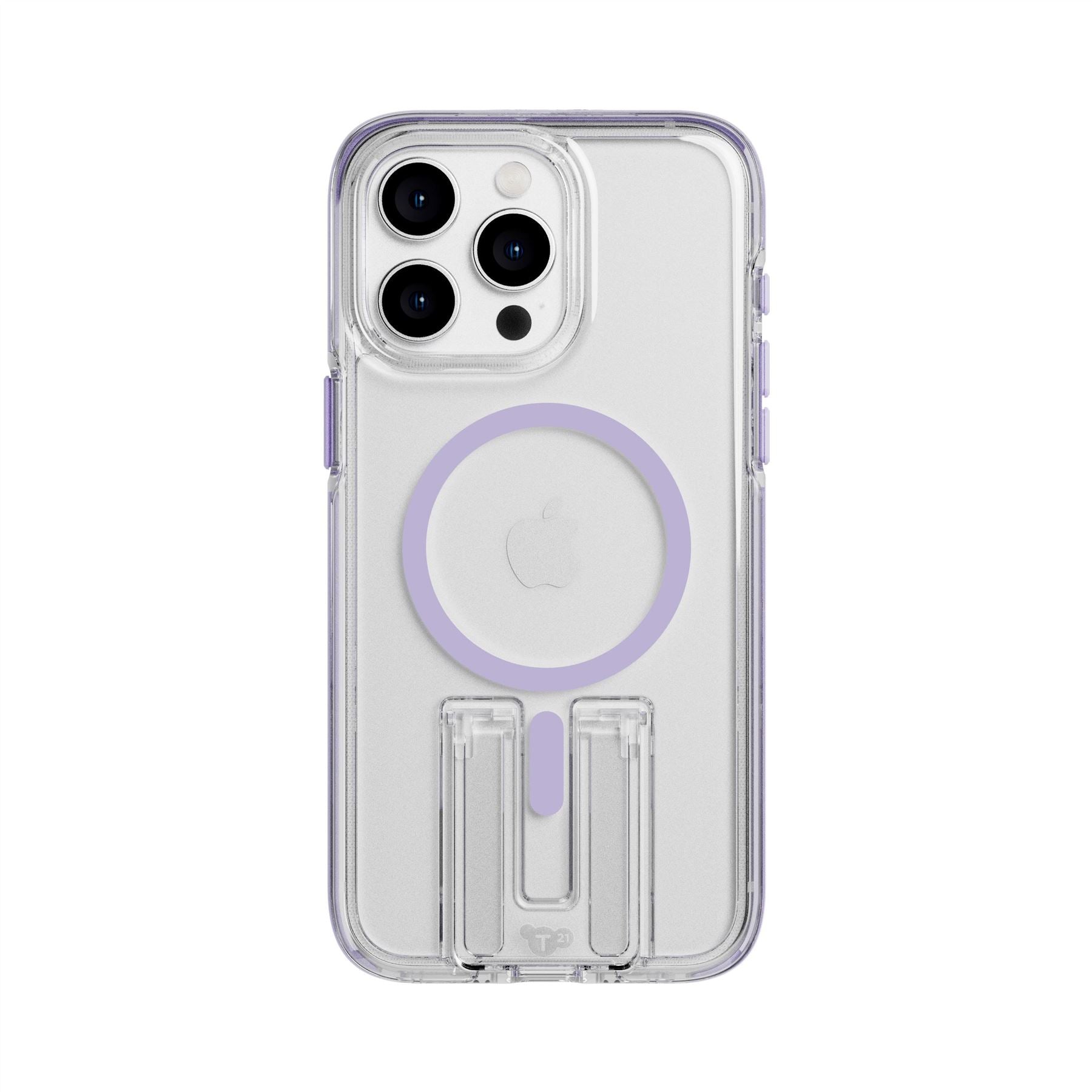 EvoCrystal Kick - Apple iPhone 15 Pro Max Case MagSafe Compatible - Lilac