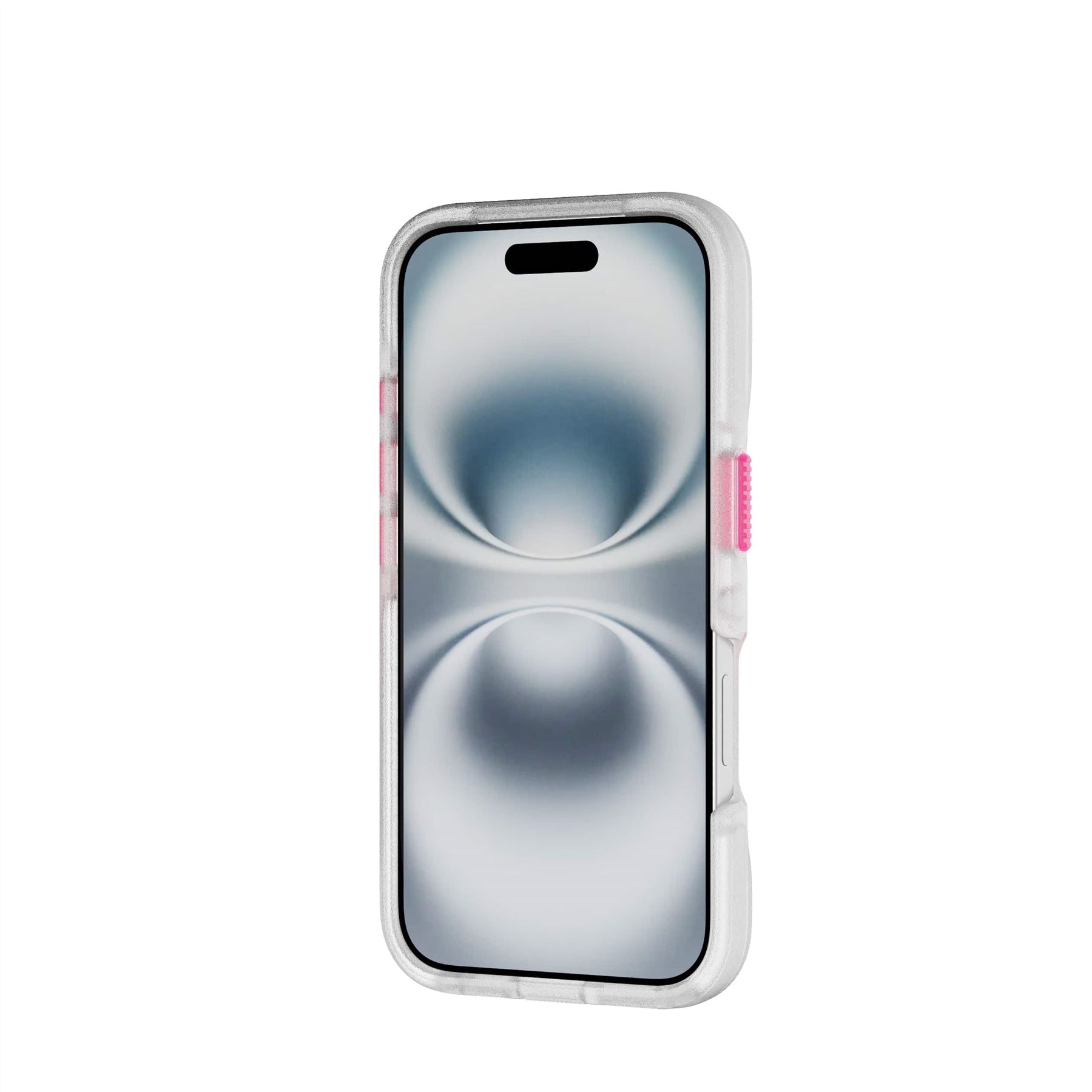 FlexPro - Apple iPhone 16 Case MagSafe Compatible - Neon Pink/Orange Glow in the Dark