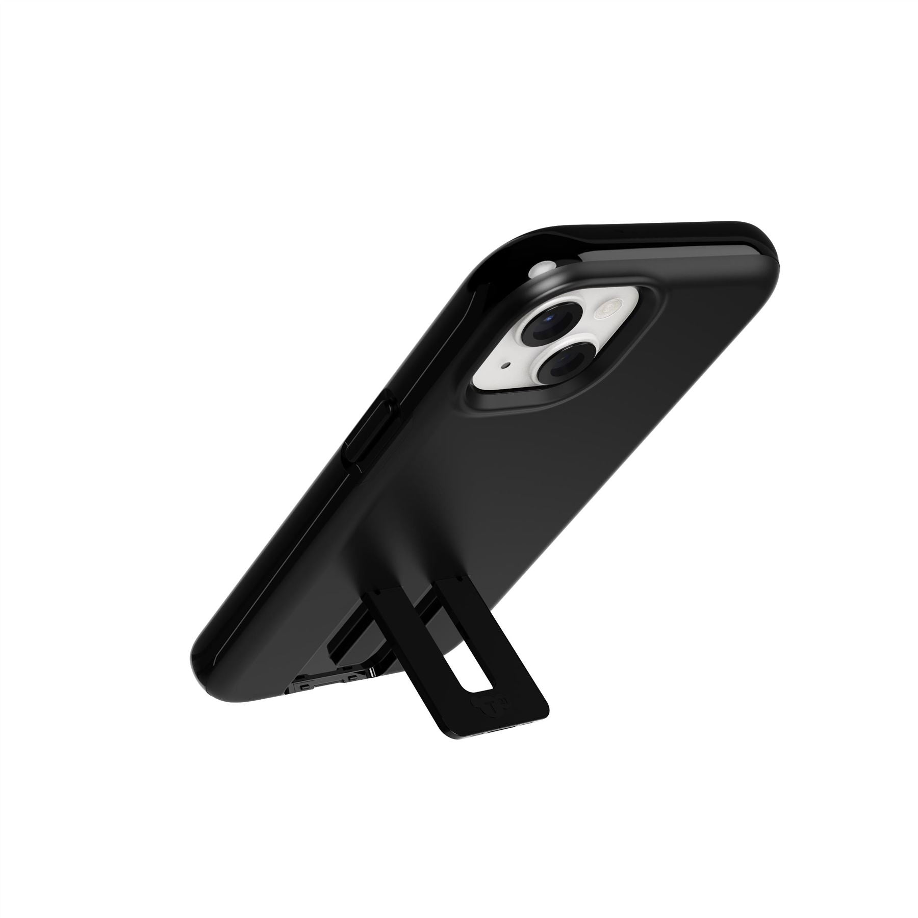 EvoCrystal Kick - Apple iPhone 16e/15 Case MagSafe Compatible - Obsidian Black