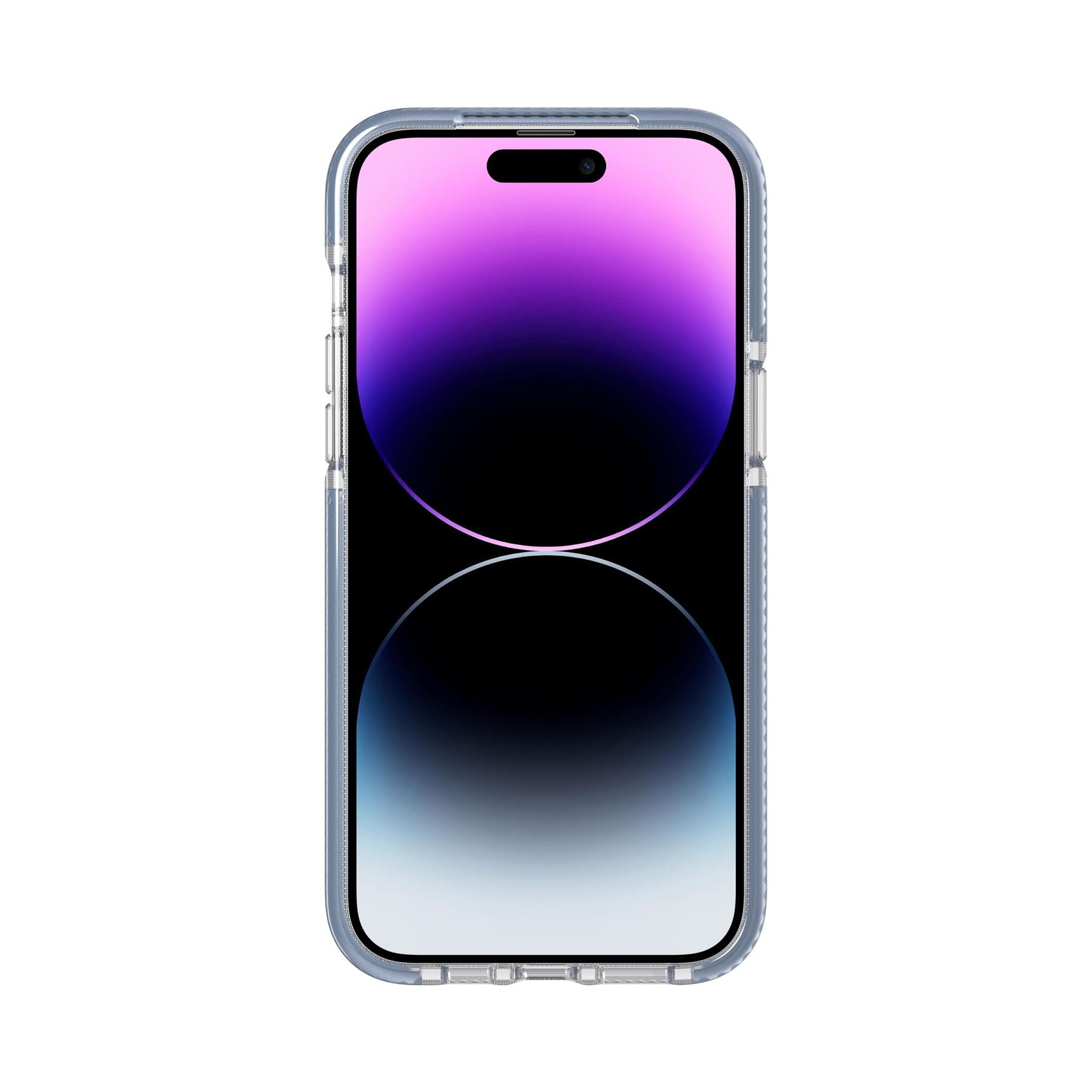 EvoCrystal - Apple iPhone 14 Pro Max Case MagSafe Compatible - Steel Blue