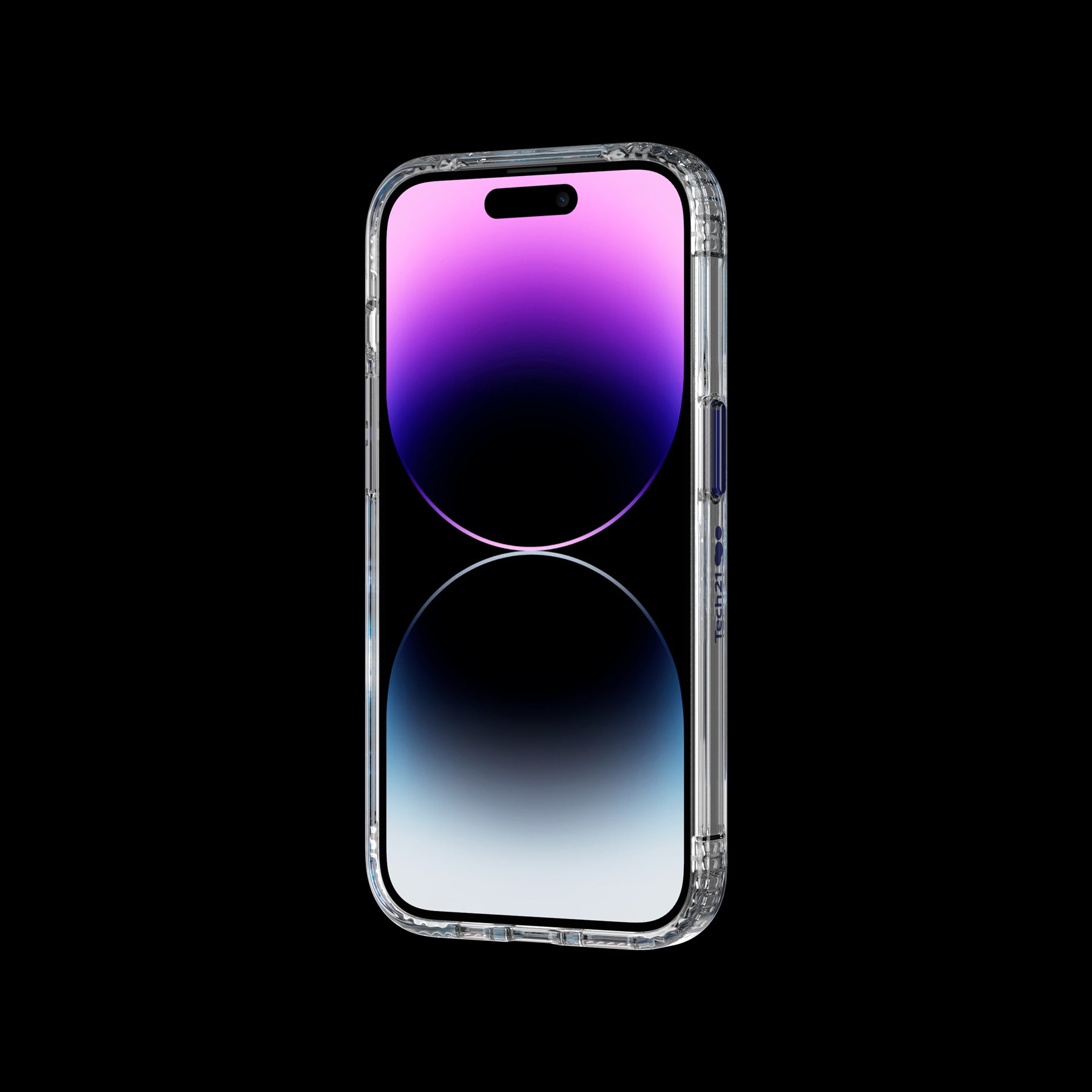 EvoArt - Apple IPhone 14 Pro Case MagSafe Compatible - Clear/Midnight Quartz