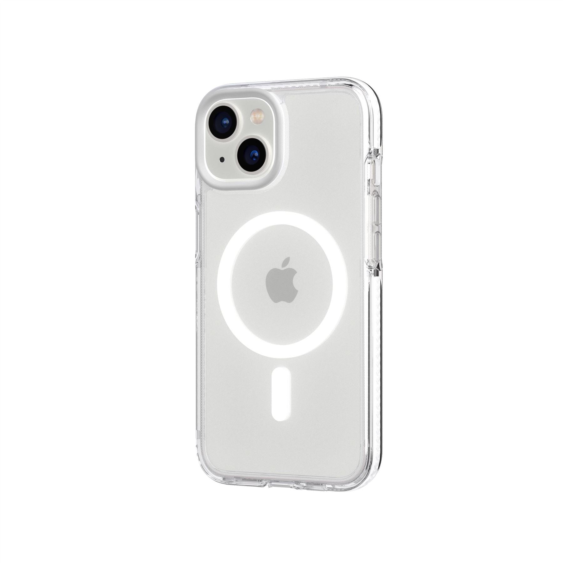 EvoCrystal - Apple iPhone 16e/14 Case MagSafe Compatible - White