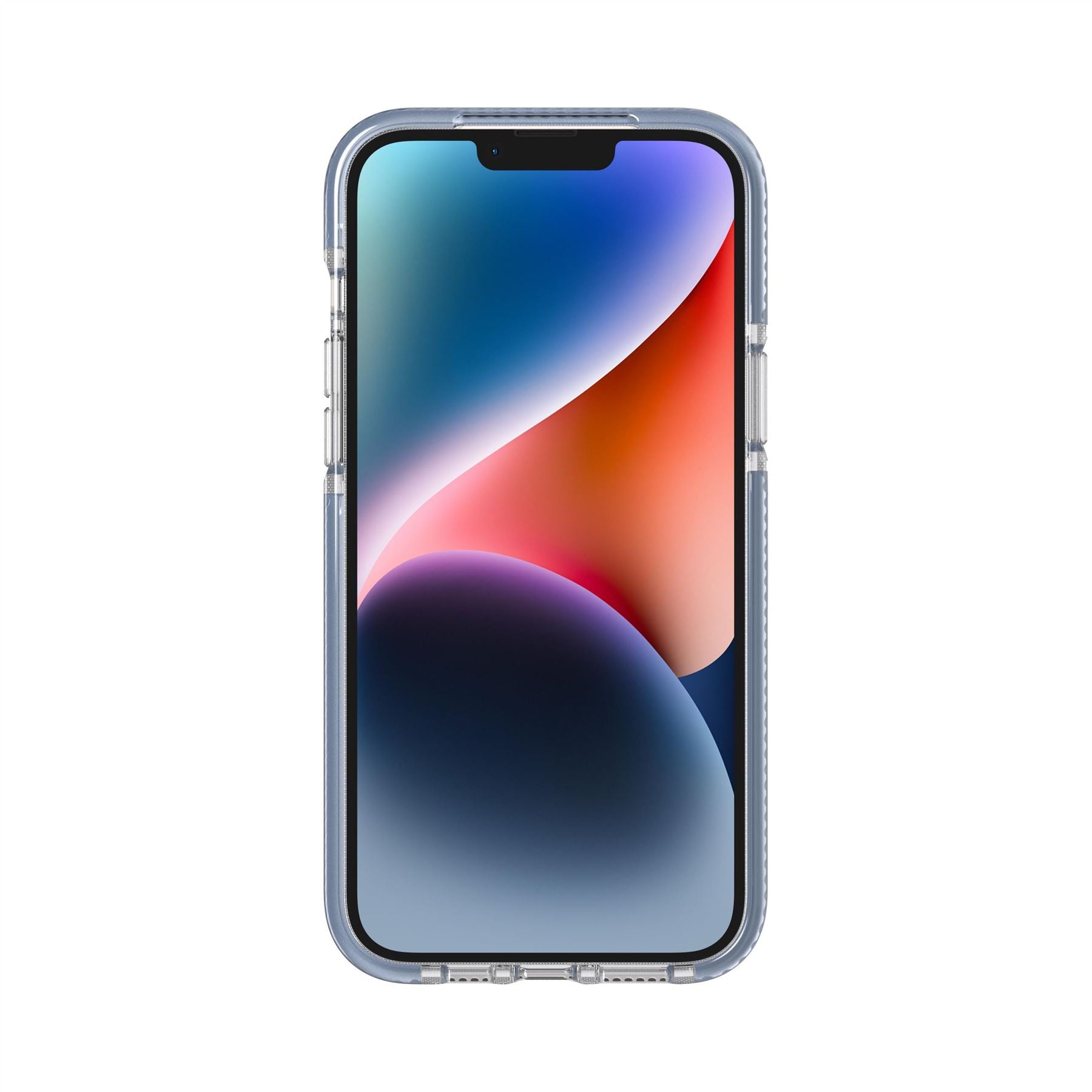 EvoCrystal - Apple iPhone 14 Plus Case MagSafe Compatible - Steel Blue