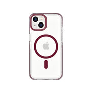 EvoCrystal - Apple iPhone 16e/14 Case MagSafe Compatible - Burgundy