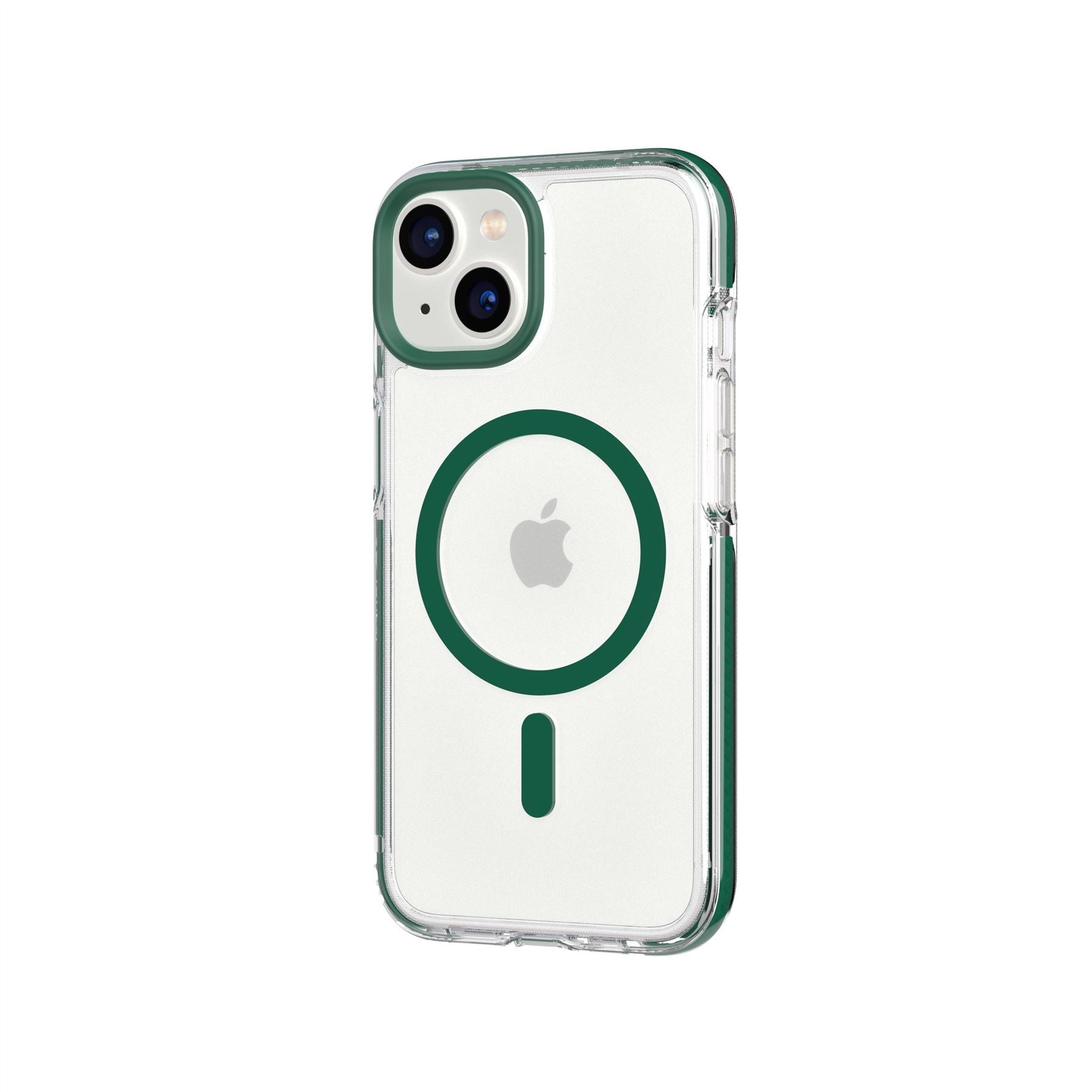 EvoCrystal - Apple iPhone 16e/14 Case MagSafe Compatible - Moss Green