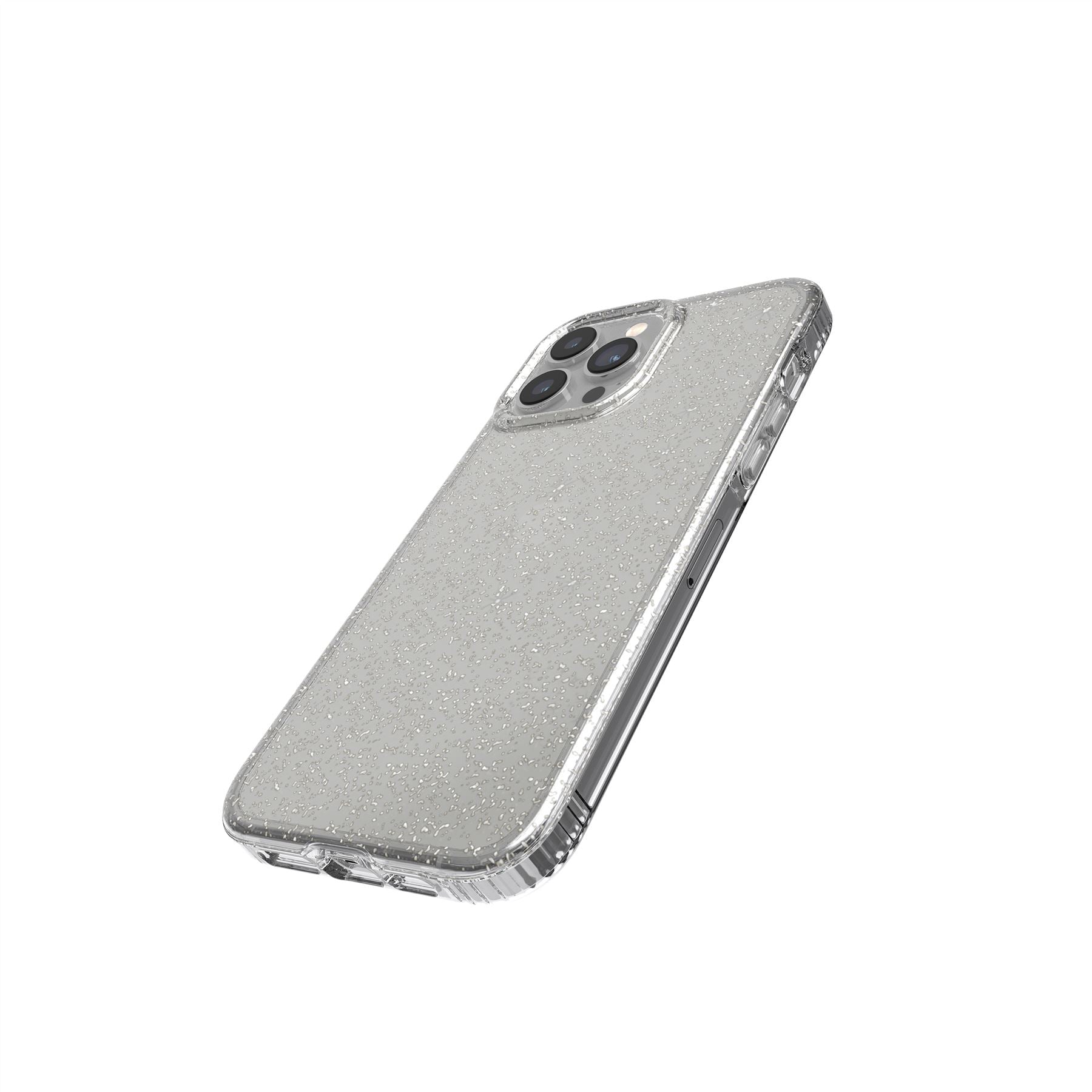 EvoSparkle Apple iPhone 13 Pro Max Case Silver Tech21 Ltd UK