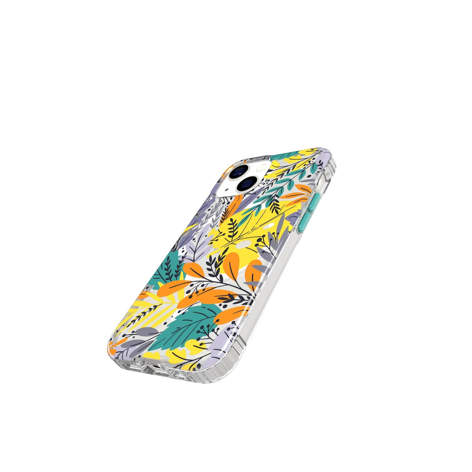 EvoArt - Apple iPhone 13 Mini Case MagSafe Compatible - Green Leaf