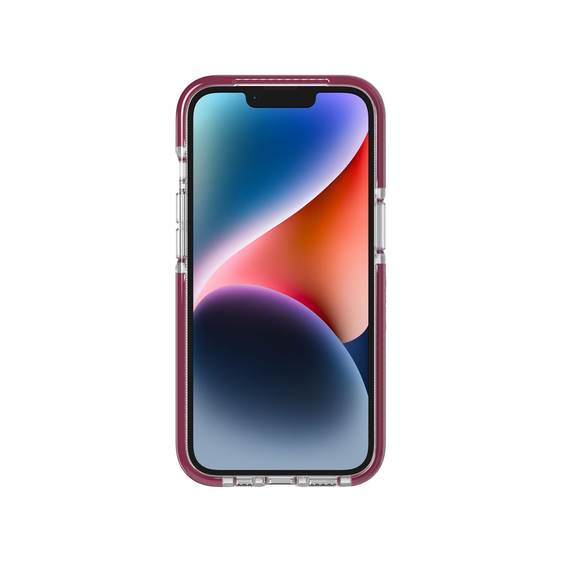 EvoCrystal - Apple iPhone 16e/14 Case MagSafe Compatible - Burgundy