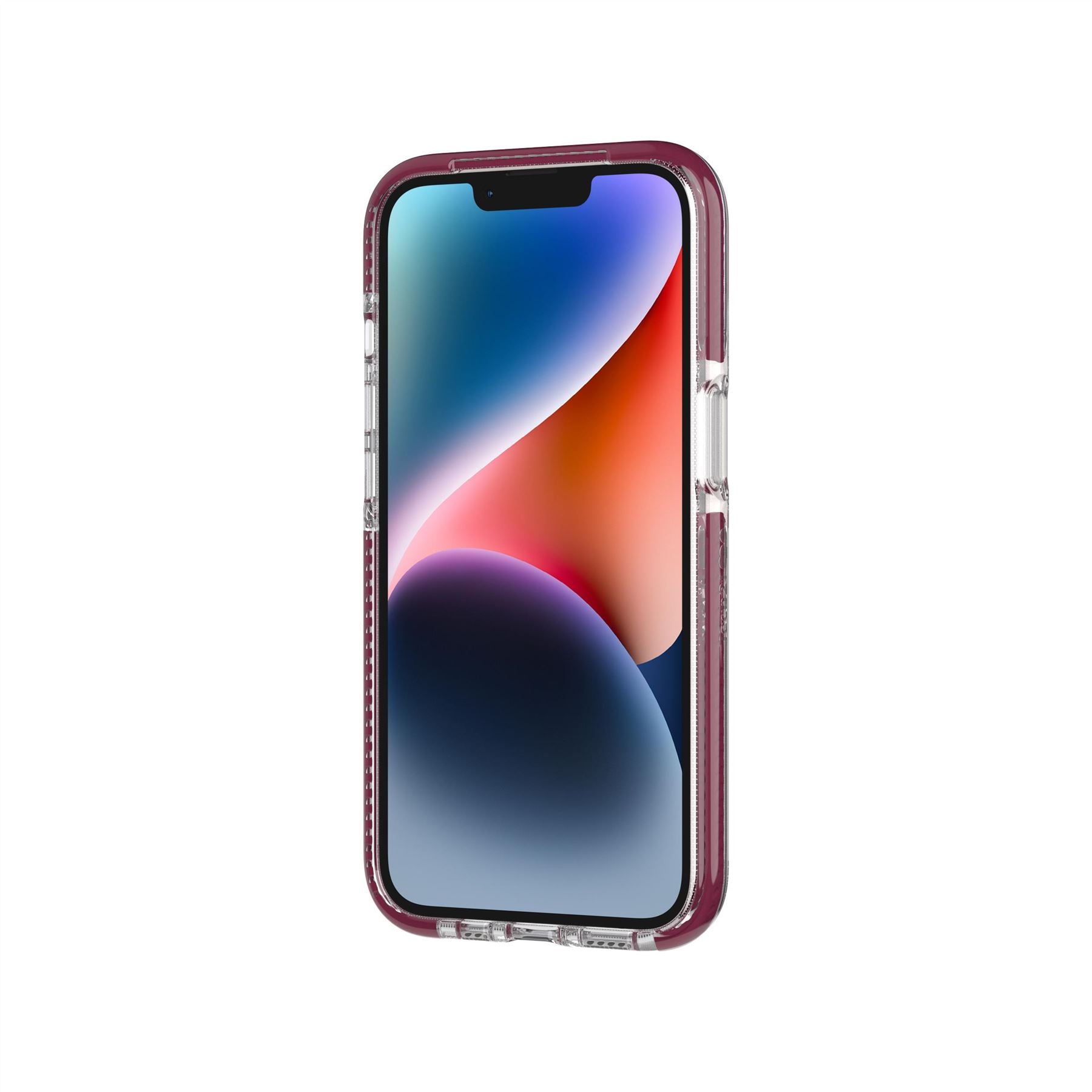 EvoCrystal - Apple iPhone 16e/14 Case MagSafe Compatible - Burgundy