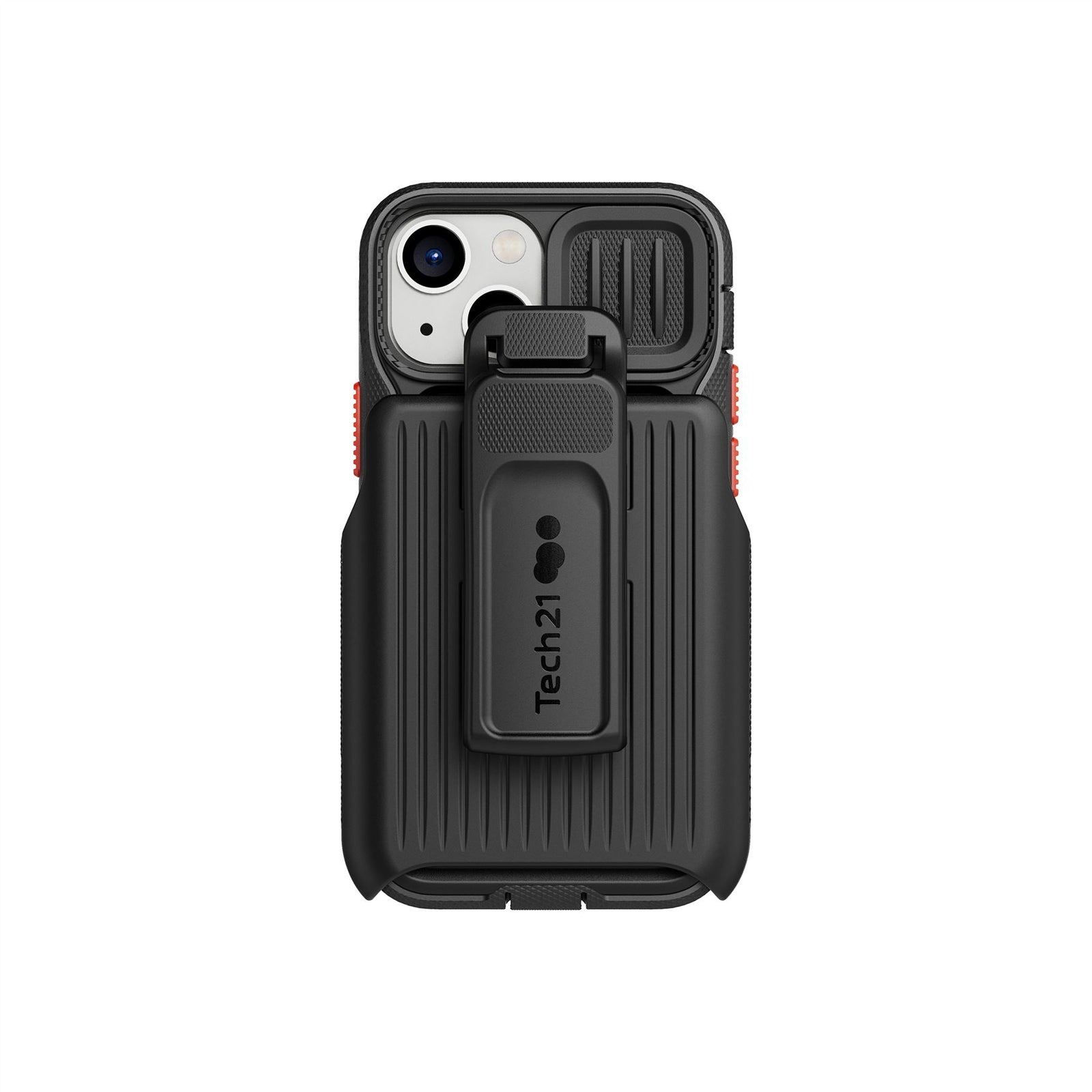 EvoMax - Apple iPhone 13 mini Case with Holster - Off Black