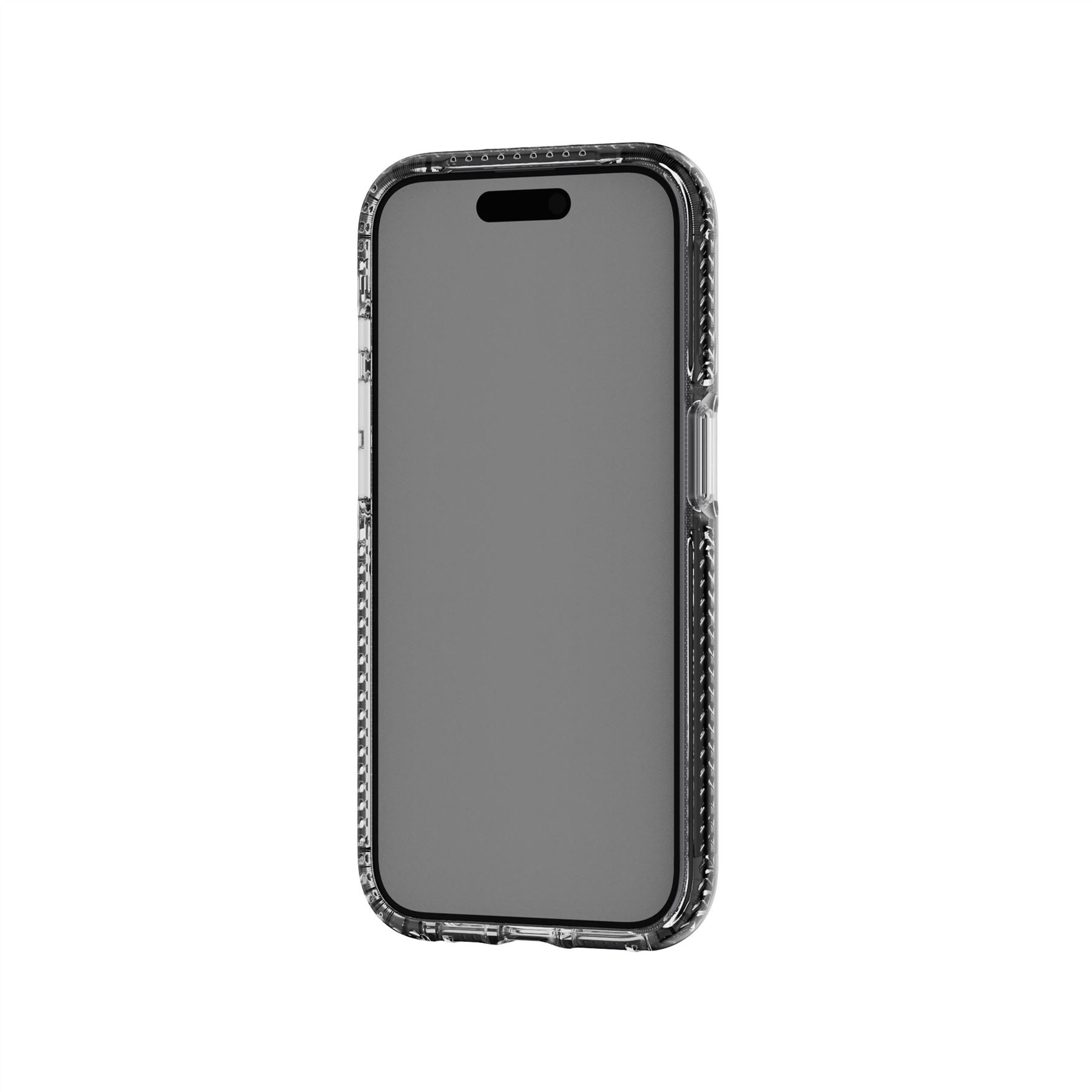 [ケース、保護ガラス付]Apple iPhone 15Pro ブラックチタニウム EvoCrystal - Apple iPhone 15 Pro Case MagSafe Compatible - Black