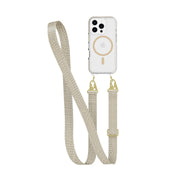 EvoCrystal - Apple iPhone 16 Pro Case with Cross-Body - Gold