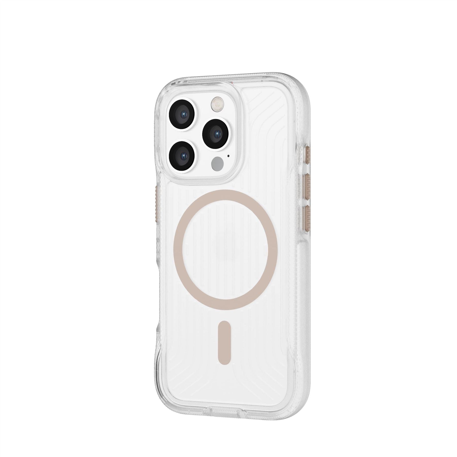 新品未使用Tech21 FlexPro Case for iPhone 16 FlexPro - Apple iPhone 16 Pro Case MagSafe Compatible - Taupe