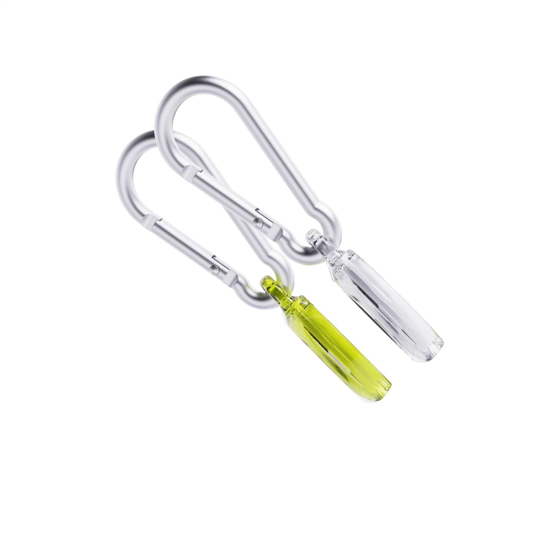 EvoPop - Apple AirTag Case Bundle (x2) - Cyber Lime and Clear
