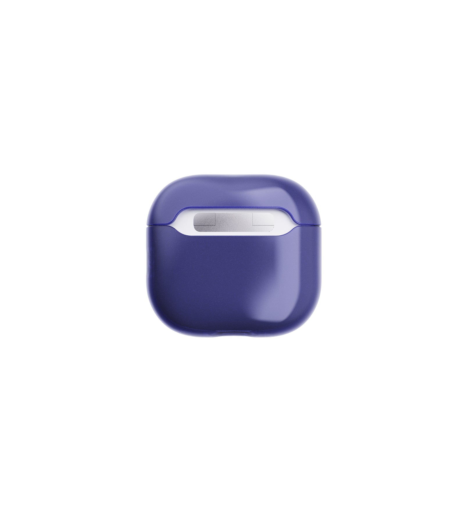 Straight-on view of back of AirPods case with lid closed#color_future-dusk