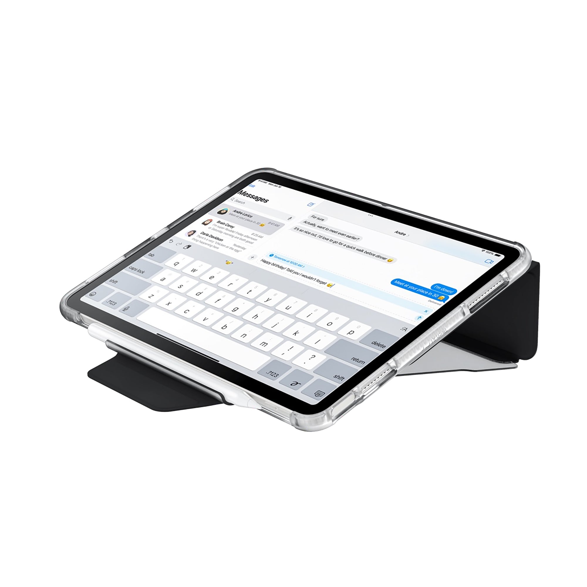 FlexFolio - Apple iPad Air 13-inch (2024-2025) Case - Clear