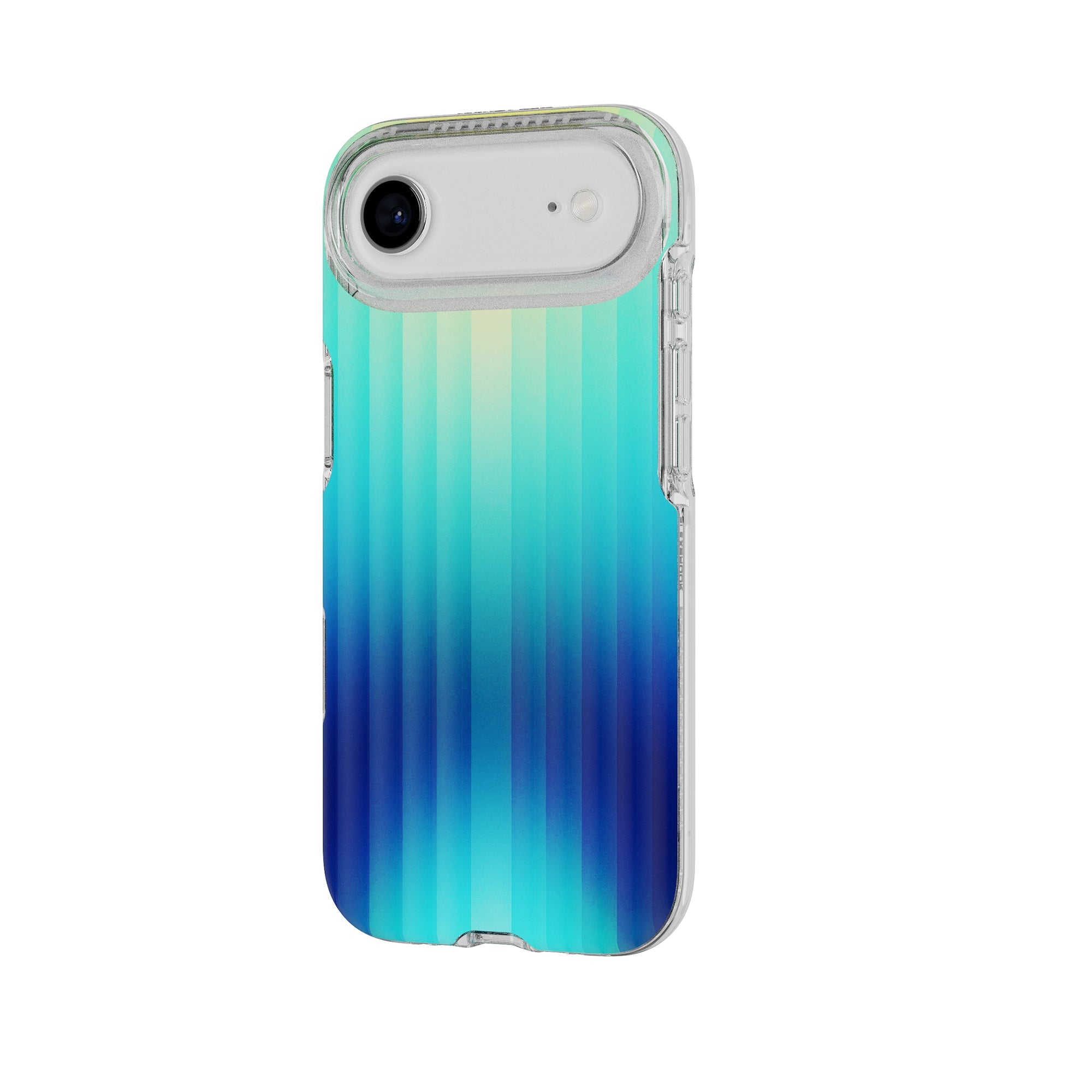 FlexQuartz MagSafe - Apple iPhone Air Case - Ombre Blue/Green