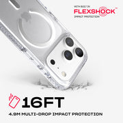 EvoCrystal MagSafe - Apple iPhone 18 Pro/17 Pro Case - Clear/Silver